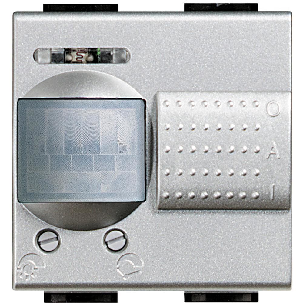 BTICINO - Detector de 3 hilos con neutro con exclusión Livinglight - 2 módulos - Tech