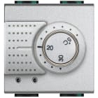 BTICINO - Termostato de ambiente electrónico Livinglight - 2 módulos - Tech