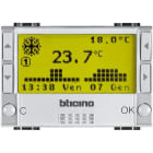 BTICINO - Termostato electrónico programable con 6 programas Livinglight - 2 módulos - Tech