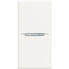 BTICINO - Cruzamiento axial Axolute iluminable 16 AX-250 V~ - borne a tornillo - 1 módulo - Blanco