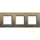 BTICINO - Placa embellecedora Livinglight de color Square - 2 x 3 módulos