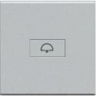 BTICINO - Tecla axial Livinglight símbolo timbre - 2 módulos - Tech