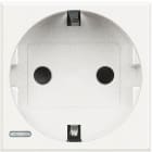 BTICINO - Base 2P+T Axolute - conexión por tornillos - Blanco - 2 módulos