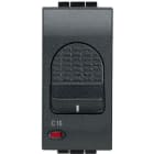 BTICINO - Interruptor automático magnetotérmico Livinglight - 16A - 1 módulo - Antracita