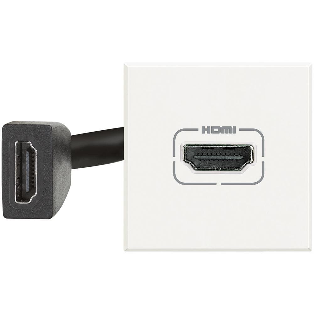 BTICINO - Base video HDMI - Axolute - 2 módulos - Blanco