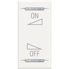 BTICINO - Embellecedor Axolute MyHOME - difusión de sonido regulación ON/OFF -1 módulo - Blanco