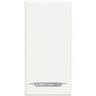 BTICINO - Tecla Axolute MyHOME - neutro tipo pulsador - 1 módulo - Blanco
