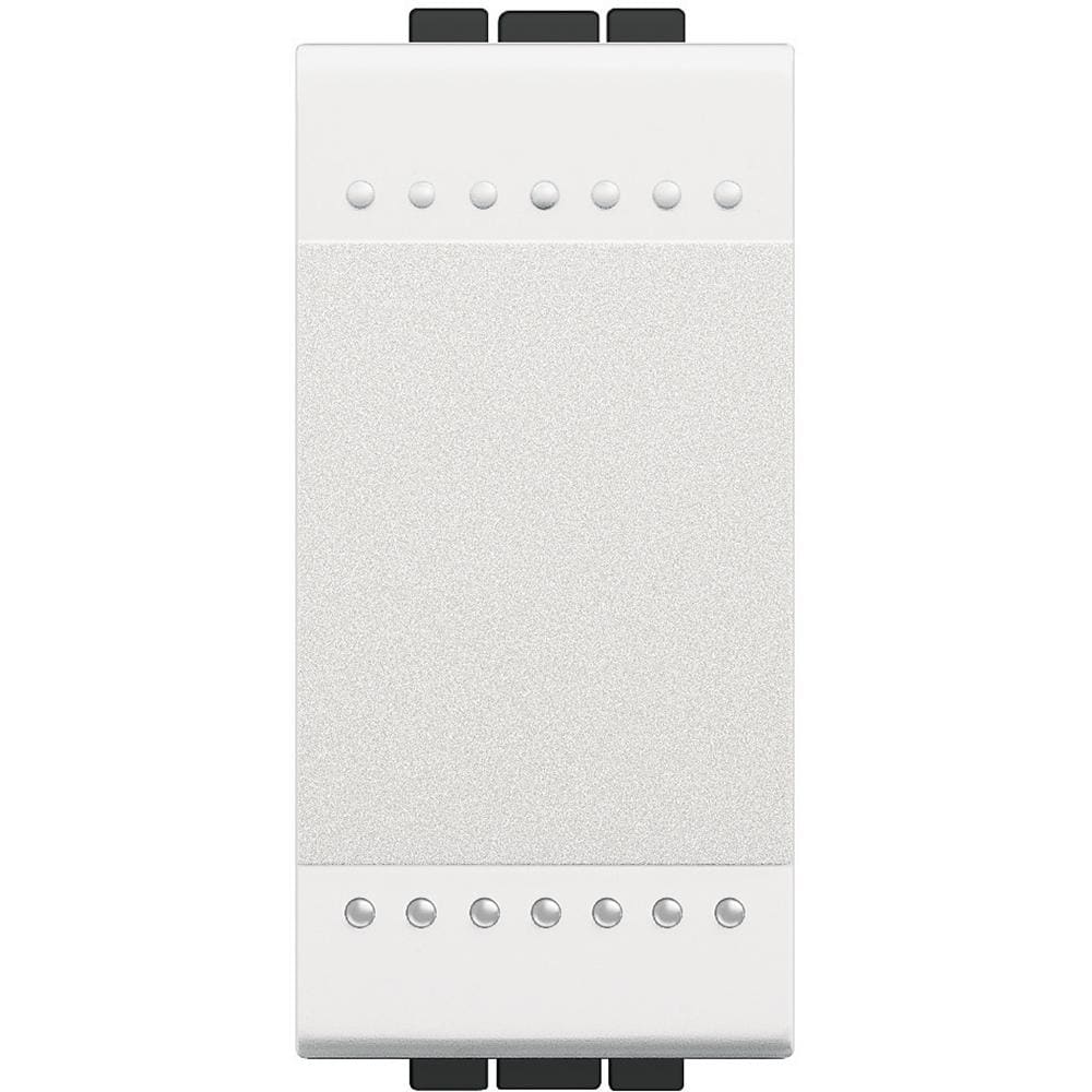 BTICINO - Interruptor Livinglight 16 AX-250 V~ - luminoso - borne auto - 1 módulo - Blanco