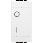 BTICINO - Interruptor bipolar Livinglight - 16A - 1 módulo - Blanco