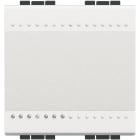 BTICINO - Conmutador Livinglight 16 AX-250 V~ - borne auto - 2 módulos - Blanco