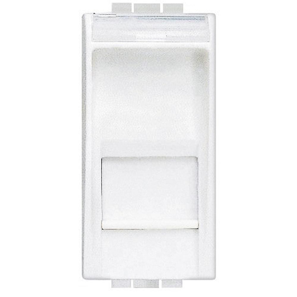BTICINO - Base RJ45 Livinglight - Cat. 6 - UTP - 1 módulo - Blanco
