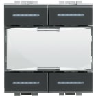BTICINO - Control de 4 escenas Livinglight MyHOME - Antracita