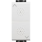BTICINO - Conmutador doble Livinglight para persianas - 1 módulo - Blanco