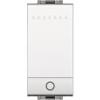 BTICINO - Pulsador luminoso Livinglight símbolo lámpara 10A - 250 V~ - borne auto - 1 módulo - Blanco