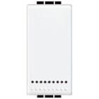 BTICINO - Pulsador bipolar luminoso Livinglight 10A - 250 V~ - 1 módulo - Blanco