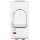 BTICINO - Interruptor automático magnetotérmico Livinglight - 16A - 1 módulo - Blanco