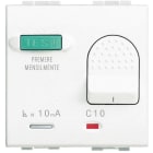 BTICINO - Interruptor automático magnetotérmico + diferencial Livinglight - 10A - 2 módulos - Blanco