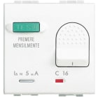 BTICINO - Interruptor automático magnetotérmico + diferencial Livinglight - 16A - 2 módulos - Blanco