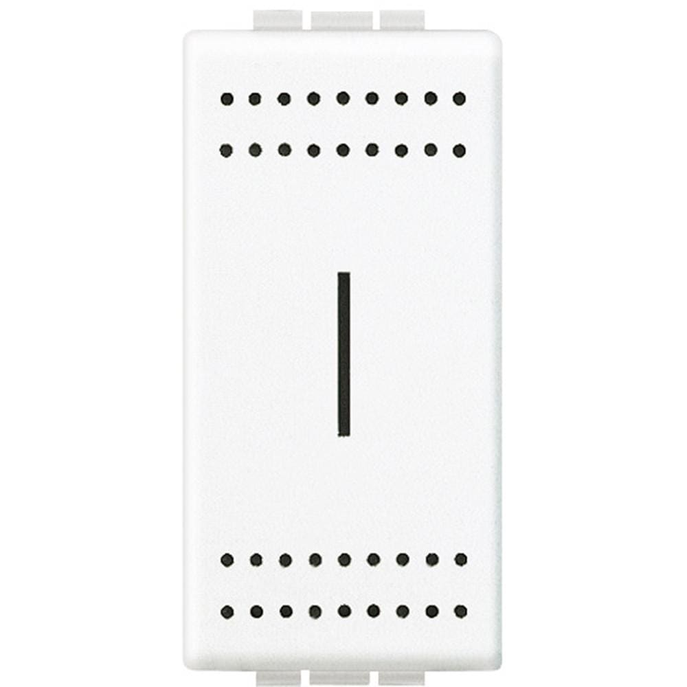 BTICINO - Portafusible Livinglight - 10A - 1 módulo - Blanco