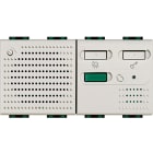 BTICINO - Sonería electrónica 3 melodías Livinglight - 12V - 2 módulos - Blanco
