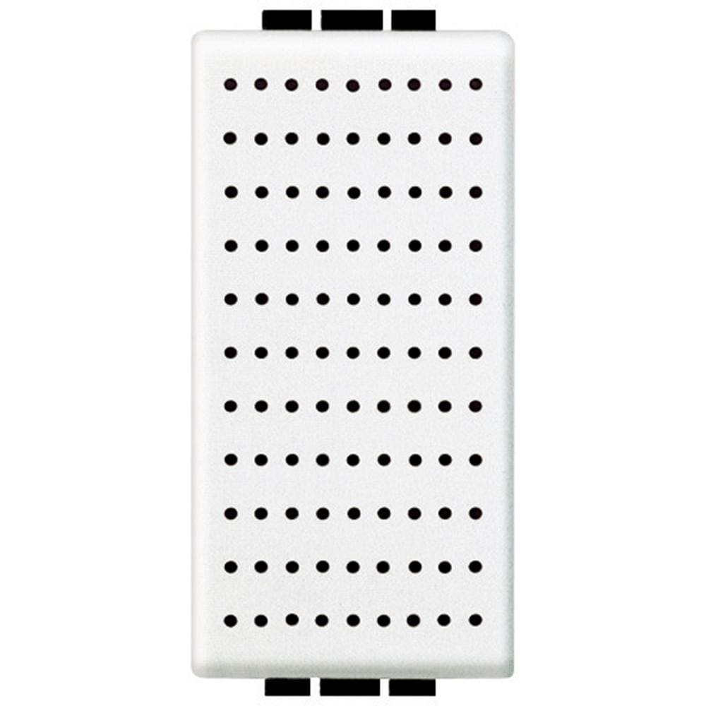 BTICINO - Zumbador Livinglight - 8VA 230 Vca - 75dB - 1 módulo - Blanco