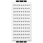 BTICINO - Zumbador Livinglight - 8VA 230 Vca - 75dB - 1 módulo - Blanco