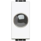 BTICINO - Señalizador luminoso Livinglight - difusor transparente - Blanco - 1 módulo