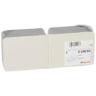 LEGRAND - Cubeta metálica instalación pop-up para pavimento - 2 x 4 módulos