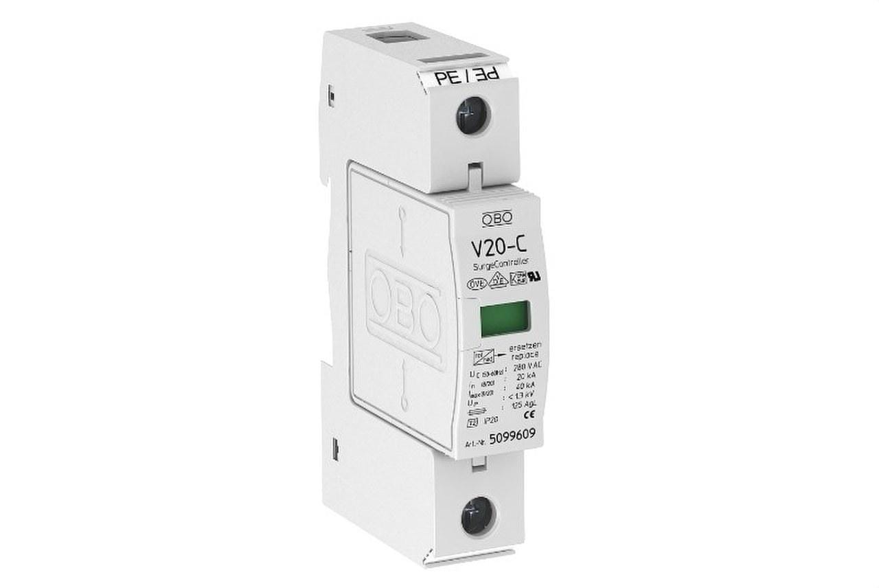OBO BETTERMANN - Protección sobretensión V20 con 1