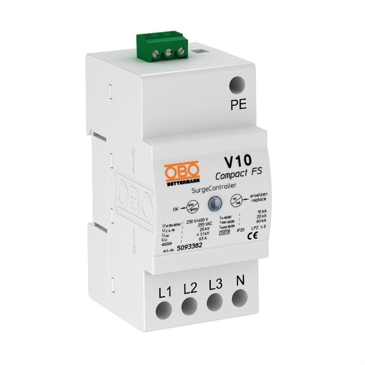 OBO BETTERMANN - Compuerta trifásica V10 -C-4P255-FS