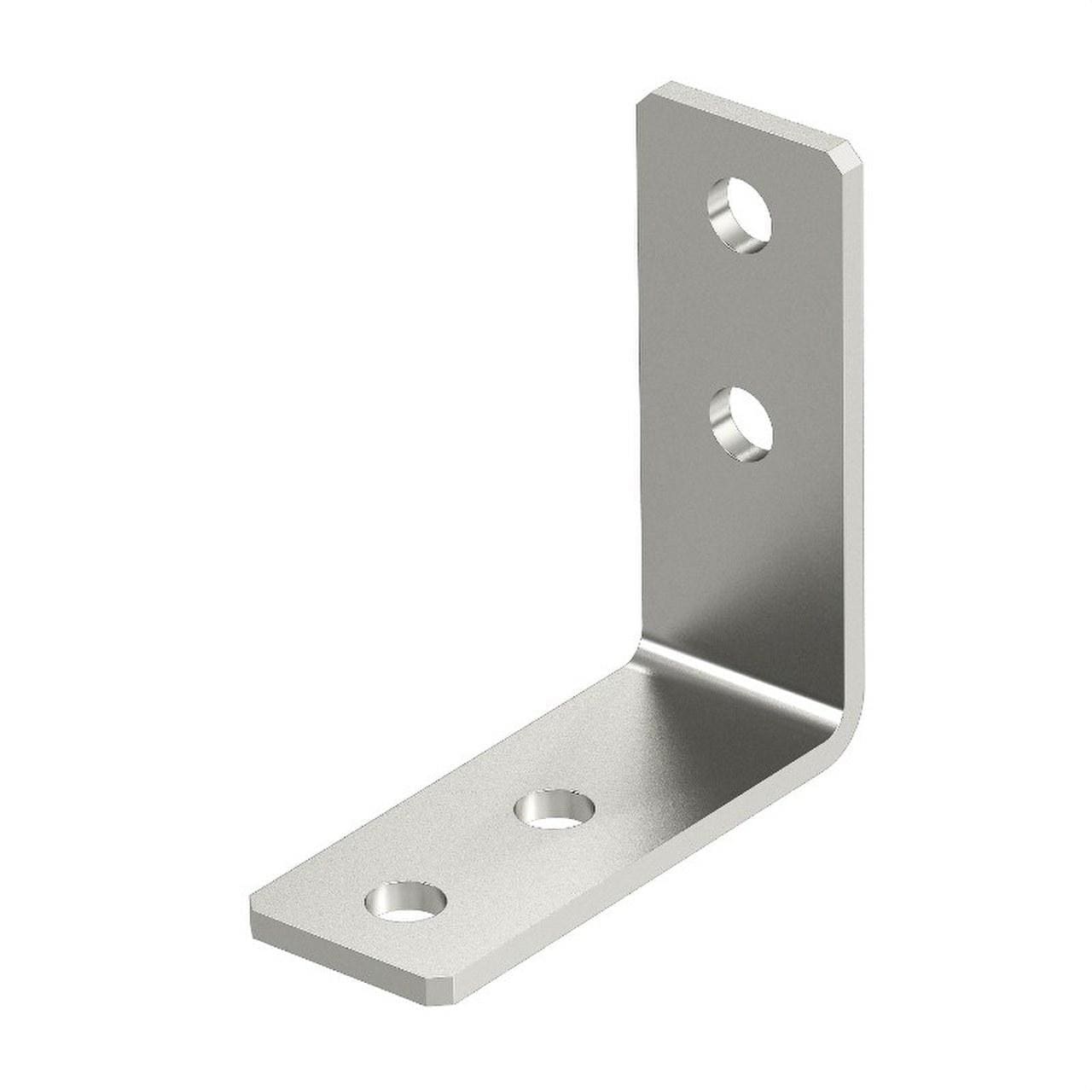 OBO BETTERMANN - Ángulo angular 90° 4 agujeros 104x104x40x4 acero inoxidable