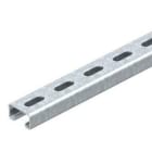 OBO BETTERMANN - Perfil perforado con ancho de ranura 22mm 2000x41x21 acero inoxidable 1.4301, A2, 1.4301