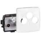 BTICINO - Base TV-R-SAT final - Oteo - componible - 10 dB - Blanco