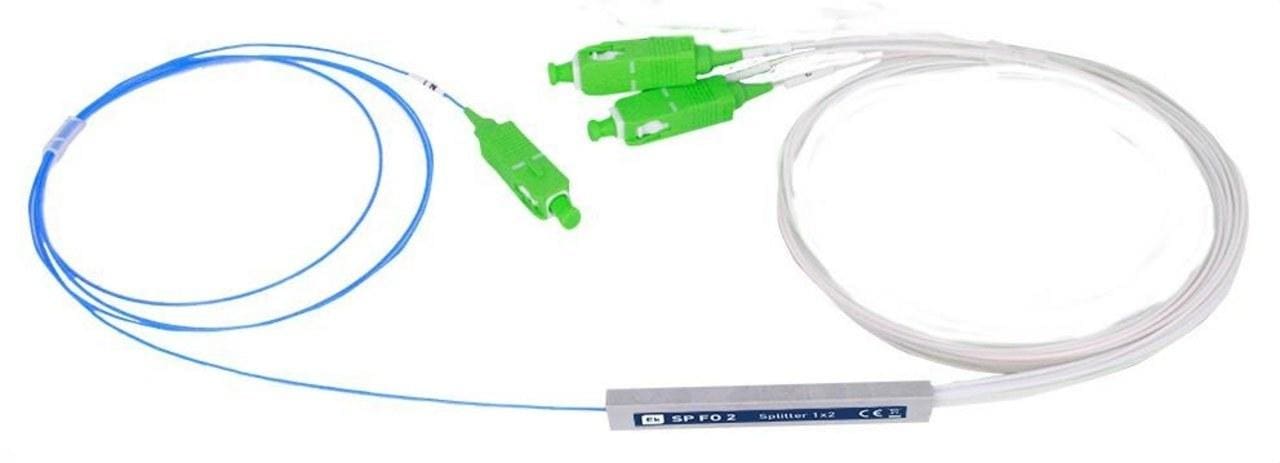 EK - Splitter fibra óptica SP FO 2 1x2 SC/APC