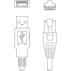 LEUZE - KB USB-1 IT190X. CABLE DE USB PAR IT 1300/IT1900
