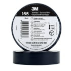 3M MERCADOS ELECTRICOS - Cinta aislante de PVC Temflex 155 de 19mmx20m negra