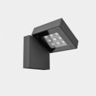 LEDS-C4 - Aplique IP66 Modis Simple LED 18.3W blanco cálido 3000K ON-OFF gris urbano 1301lm