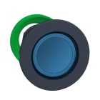 Schneider Electric - Cabeza pulsador luminoso XB5 montaje enrasado azul pulsación doble LED