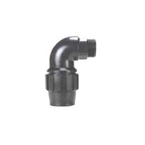 CREARPLAST - Enlace codo rosca M P-7 diámetro 50 1.1/2" polietileno