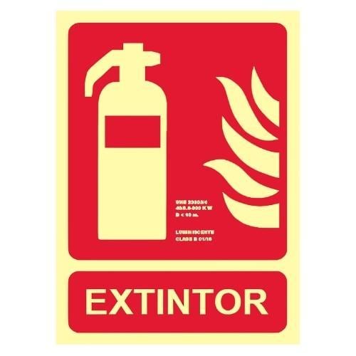 LLENARI - CARTEL FOTOLUMINISCENTE EXTINTOR
