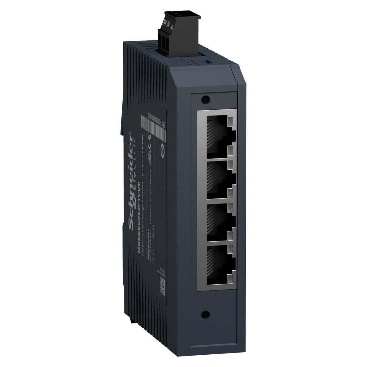 Schneider Electric - Conexión SwitchNOGest_4x100TXRJ45_1xFOMulti
