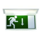 LUZNOR - Banderola para luminaria emergencia GLASS opal suave