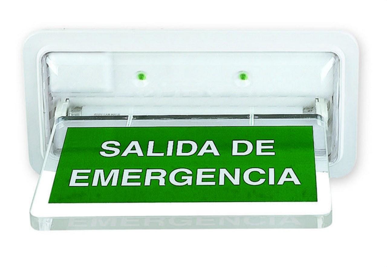 LUZNOR - Difusor banderola techo/pared para luminaria emergencia L