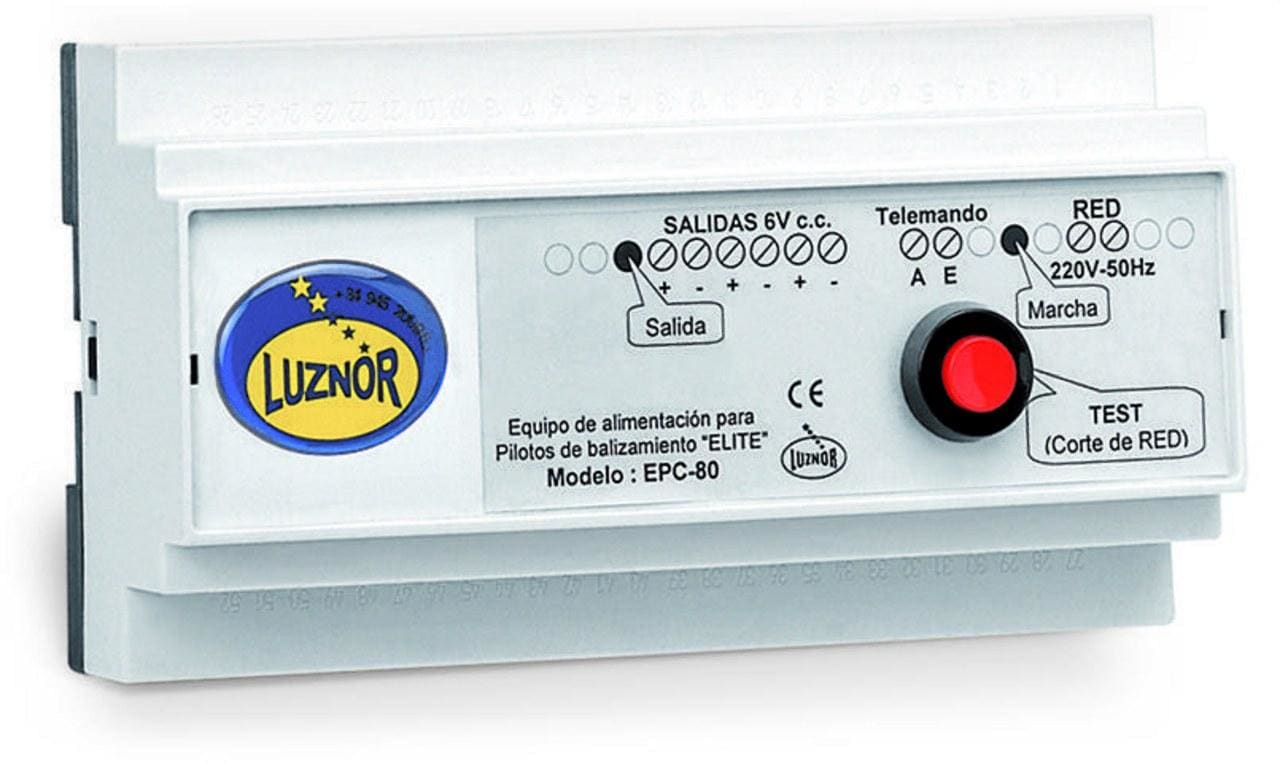 LUZNOR - Equipo alimentación central para 80 balizas