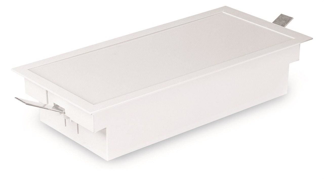 LUZNOR - Marco enrase para luminaria emergencia L blanco