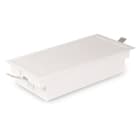 LUZNOR - Marco enrase para luminaria emergencia L blanco