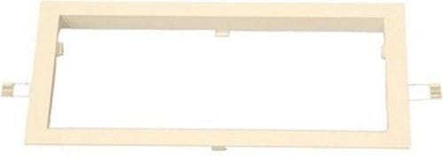LUZNOR - Marco enrase para luminaria emergencia GLASS blanco