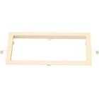 LUZNOR - Marco enrase para luminaria emergencia GLASS blanco