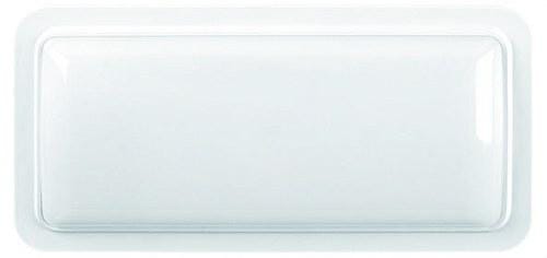 LUZNOR - Marco empotrar techo/pared luminaria emergencia L blanco