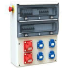 SOLERA - CAJA+PROT 4 SCHUKOS + 2 CETAC 3P+TT 16A C/PARO EME